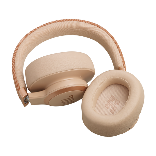 JBL Live 770NC - Sand - Wireless Over-Ear Headphones with True Adaptive Noise Cancelling - Detailshot 1